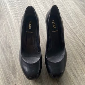 Black Fendi Pumps - Used